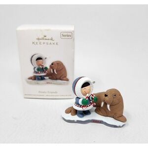 2011 Hallmark Frosty Friends Keepsake Ornament #32 in the Series Walrus Eskimo